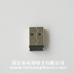 USB-A插头卧式