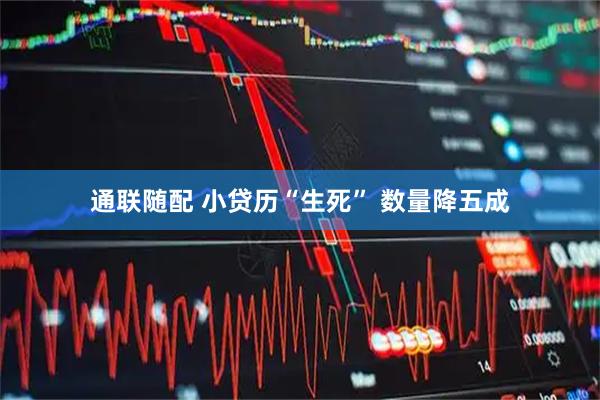通联随配 小贷历“生死” 数量降五成